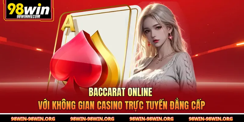 Baccarat online với không gian casino trực tuyến đẳng cấp 