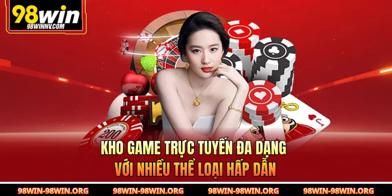 Kho game trực tuyến đa dạng với nhiều thể loại hấp dẫn